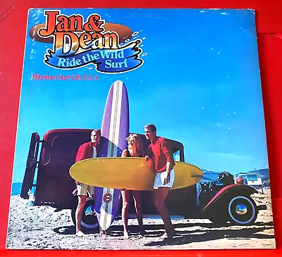 Jan And Dean Ride The Wild Surf LP UK ORIG 1976 United Artists Compilation VINYL • £3.99