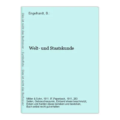 £10.12 • Buy Welt- Und Staatskunde Engelhardt, B.: