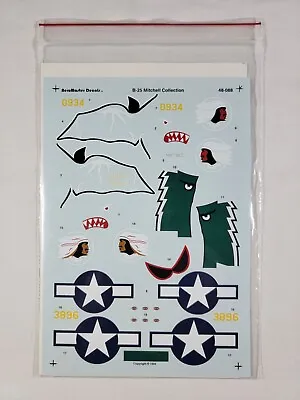 AEROMASTER 1/48 B-25 Mitchell Collection. Decal Sheet 48-088 • $14.99