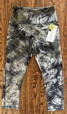 Marika NWT High Rise 22” Cropped Woman’s Size Med Tie Dye Yoga Pants Leggings • $9.99