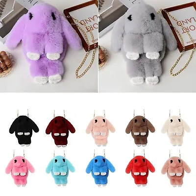 Plush Rabbit Crossbody Handbag Soft Faux Fur Plush Bunny Backpack Gift For Girls • $7.99