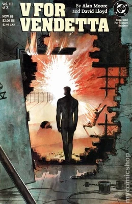 $7.10 • Buy V For Vendetta #3 VF- 7.5 1988 Stock Image