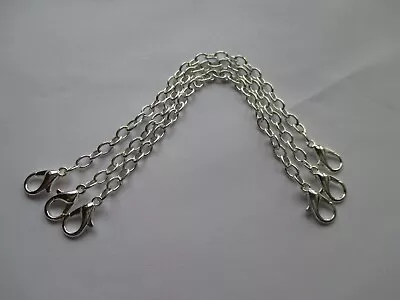 UK Jewellery 3 Pieces Silver Extension/extender Necklace Pendant Bracelet Chain • £3.49