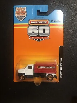 2013 Matchbox 60th Anniversary Utility Tanker Tank (A5) • $8.99