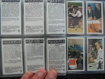 £0.99 • Buy One Complete Set Brooke Bond Tea Cards Police File