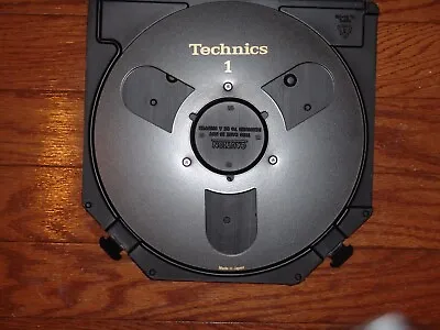 Mint Black Technics Empty 1/4  10.5  Take Up Metal Reel To Reel 3m Atr Version 1 • $90