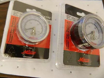 MILTON Pressure Gauge: 2″ Dial 1/4″ Thread NPT Back Mount BD-KP78934 • $24.50