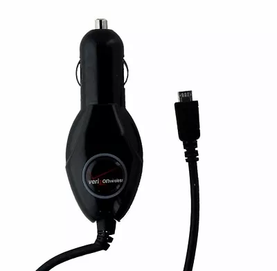 Verizon Car Charger With Micro-USB Charger - Black (MICUSBVPC) • $6.59