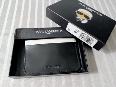 $16.95 • Buy Men's Wallet Card KARL LAGERFELD PARIS LEATHER Brand-New W/tag ⭐️SHIPS FREE⭐️