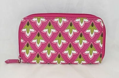 Vera Bradley Petite Pink Accordion Textured Wallet  • $13.89