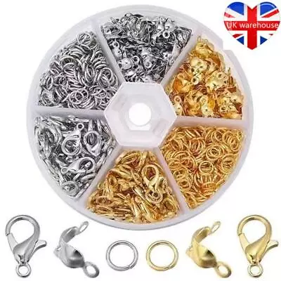 460Pcs Jewellery Clasps Set Closures Clasps For Necklace Bracelet Ankle Making • £5.69