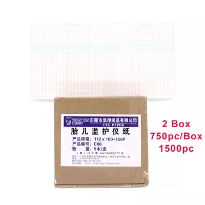 2box-100*112MM Thermal Printer Paper For Fetal Maternal Monitor FHR TOCO CMS800G • $71.50