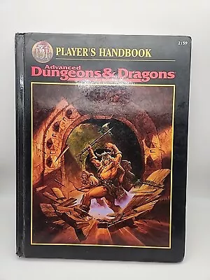 USED Advanced Dungeons & Dragons Player’s Handbook 2nd Edition 1995 AD&D 2159 • $49.99