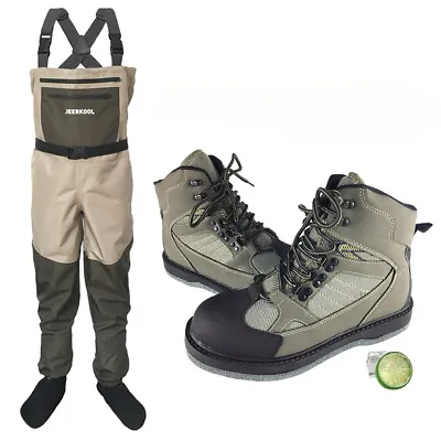 Fly Fishing Waders Shoes Waders Fishing Wading Shoes & Pants Fishing Boots New • $286.17