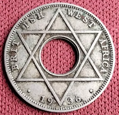 £2.99 • Buy 1936 British West Africa One Tenth Of A Penny Kgv Coin