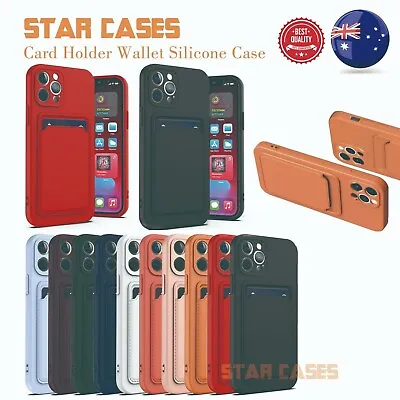 $6.99 • Buy Case For IPhone 14 13 Mini 12 11 Pro Max XS XR 7 8 Plus Card Holder Wallet Cover