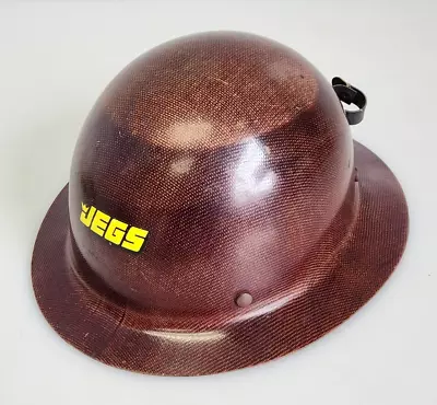 MSA Skullgard Full Brim Type 1 Fiberglass Hard Hat Staz-On Brown 6-1/2 - 7-3/4 L • $59.95