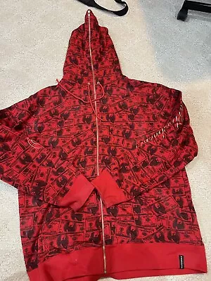 Temple Effectives Blood Money Hoodie Vintage Classic Rare! Size 3X • $175