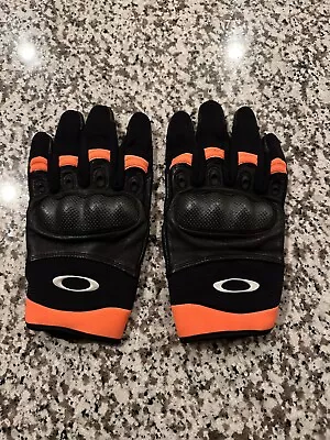 Oakley Factory Pilot Gloves - Black/orange Xl • $30