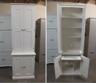 £895 • Buy Rutland Painted Hideaway Computer Cupboard - Bespoke Available- F&b Strong White