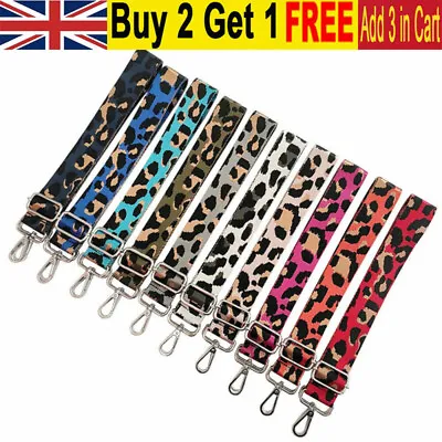 £7.34 • Buy Nylon Leopard Shoulder Bag Strap Crossbody Adjustable Handbag Replacement Belt
