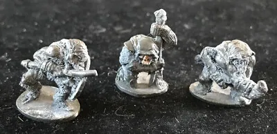 £9.99 • Buy Grenadier Half Orc Warriors Lot Of 3 Pre Slotta Metal Miniatures RARE