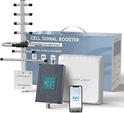 5G 4G 700/850MHz AT&T Verizon Cell Phone Signal Booster Band 12/13/17/5 Kit APP • $79.90