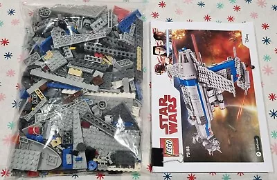 $125 • Buy LEGO Star Wars Resistance Bomber (Standard Pilot Version) - 75188 - Good As New