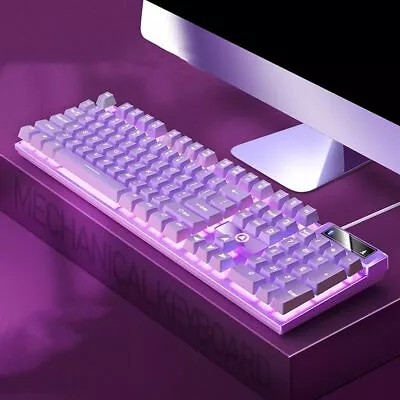 $31.27 • Buy 104 Keys Wired Keyboard Backlit Keyboard Gaming Keyboard Mechanical Keyboard.