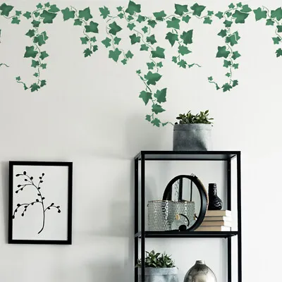 Trailing Ivy Vine Stencil Botanical Wall Painting Stencil • $18.91