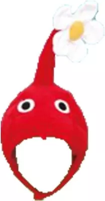 New Pikmin Costume Hood Hat Cap Headgear Red Pikmin Cosplay Nintendo Game • $39.90