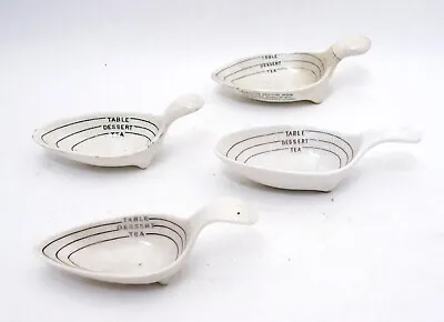 Fine Antique 19th Century Porcelain Medicine Measuring Spoons • £45