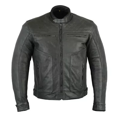 Rksports Gear Mens  Fashion Leather Motorcycle Motorbike Jacket With Armour • $75.78