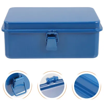  Iron Sheet Tool Box Organizer Metal Case Heavy Duty Toolbox • $23.81