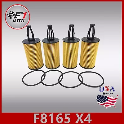 F8165(X4PCS) PREMIUM OIL FILTER For MERCEDES-BENZ CL550 CL63 AMG CLS400 • $28.99