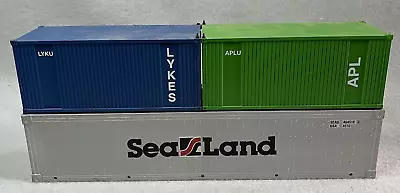 Sea Land  40’- APLU - Lykes CONTAINER O-SCALE (LOT-3) • $22.75