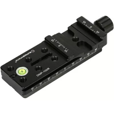 SUNWAYFOTO DMP-100R Nodal Rail Slide Arca Swiss RRS Comp Clamp NEW • £29.59