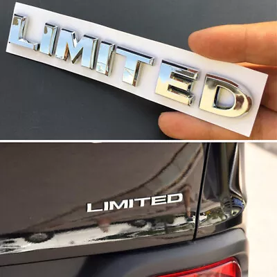 2pcs Chrome LIMITED Logo Emblem Badge Decal Stickers Decorative Car Accessories • $10.81