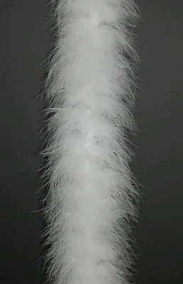 MARABOU FEATHER BOA - 2 Yards; Dress/Bridal/Art/Costume 72 -25 GRAMS  • $10