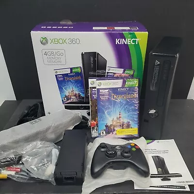 Microsoft Xbox 360 S System Kinect Disneyland Adventure 4GB Black 1439/1473  • $244.95