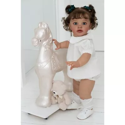 26  Already Painted Finished Doll Reborn Toddler Pippa Huge Baby Size Soft Touch • $157.07