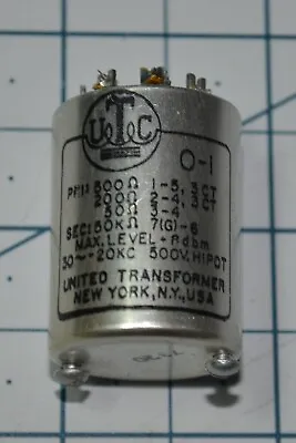 Vintage UTC O-1 Line-to-Grid Audio Input Transformer • $89.99