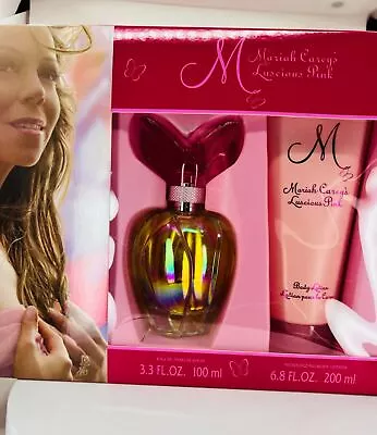  Mariah Carey Luscious Pink 2 Pcs Gift Set  - 3.3oz EDP+ 3.3 Body Lotion - NIB • $42.19