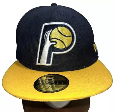 New Era 59Fifty Indiana Pacers NBA Hardwood Classics HWC Fitted Hat SZ 7 1/2 • $10