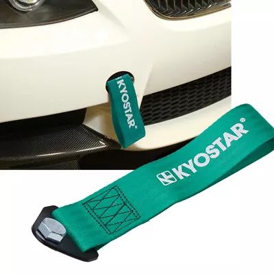 $16.37 • Buy Universal KYOSTAR High Strength JDM Racing Front &Rear Tow Strap Belt Hook Green