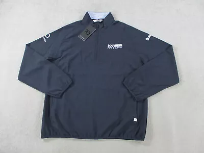 7 Diamonds Jacket Mens Large Navy Blue Oxygenate Quarter Zip Golf Pullover NWT • $39.99
