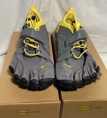 Vibram Fivefingers V-Train 2 Lightweight Shoes 21M7701 Men's Yellow/Grey M 13-14 • $140