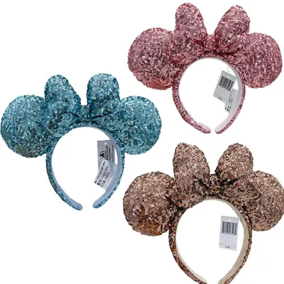 1-3PCS Disney- Mickey Mouse Ears Bow Headbands Causal Hairband For Girls Women • $15.86