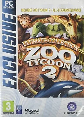 Zoo Tycoon 2 Ultimate Collection (PC DVD)  Used; Good Book • £31.01