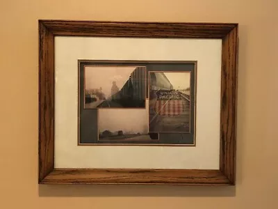 Union Pacific Railroad UPRR Framed Photographs Abilene Kansas Elsie Macklin • $25